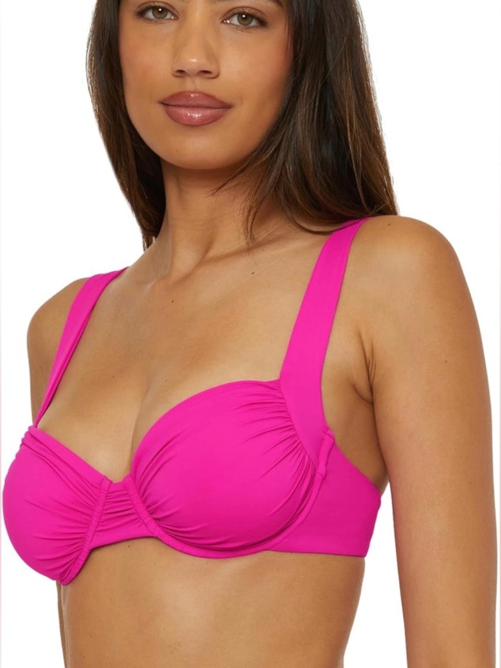 Becca Color Code Underwire Azalea Bikini Top Size Large (sold by Free People)
